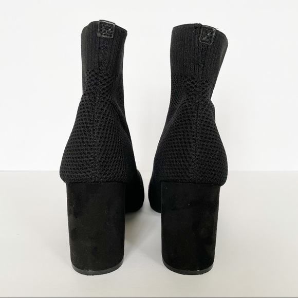 Seven Dials Women Bootie Teatime Closed Toe Ankle Boots Black Slip On 9.5 Fabric - Picture 6 of 10